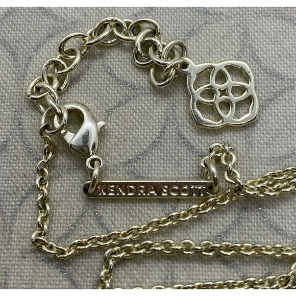 Kendra Scott Elisa Pendant Necklace Gold Filigree - Picture 16 of 16